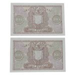 1940. Billetes Españoles. Colón. Pareja ... 