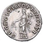 103-111 dC. Trajano (98-117). Denario. Ag. ... 