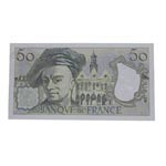 1980. Billetes extranjeros. Francia. 50 ... 