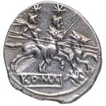 169-158 aC. Gens Anónima. Roma. Denario. ... 