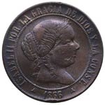 1866 OM. Isabel II ... 