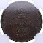 1874. Carlos VII. Bruselas. 5 pesetas. ... 
