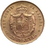 1876*62. Alfonso XII (1874-1885). Madrid. 25 ... 