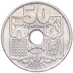 1949*51. Franco (1939-1975). 50 Céntimos. ... 