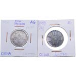 1906 y 1898. China. Lote de 2 monedas: 20 ... 