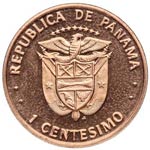 1975. Panamá. 1 centésimo. Cu. 3,04 g. ... 