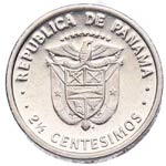 1975. Panamá. 2,5 céntimo. Cu-Ni. 1,23 g. ... 