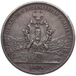 1874. Suiza. 5 francos. Ag. ESCASA. MBC. ... 