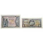 1940 y 1938. Billetes españoles. Carabela y ... 