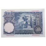 1951. Billetes españoles. Benlliure. 500 ... 