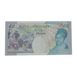 2002. Billetes extranjeros. Gran Bretaña. 5 ... 