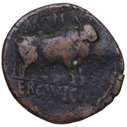 Augusto (27 aC-14 dC). Ercavica. As. ... 