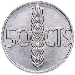1966*68. Franco (1939-1975). 50 céntimos. ... 