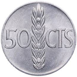 1966*68. Franco (1939-1975). 50 céntimos. ... 