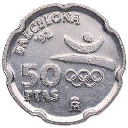 1992. Juan Carlos I (1975-2014). 50 pesetas. ... 