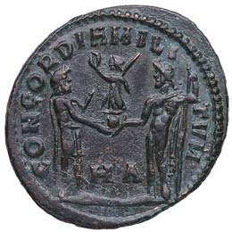 295-6 dC. Maximiano Hércules como Augusto ... 