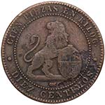 1870. Gobierno Provisional. 10 céntimos. ... 