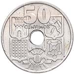1949*51. Franco (1939-1975). 50 Céntimos. ... 