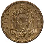 1947*49. Franco (1939-1975). 1 peseta. ... 