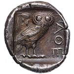 454-404 aC. Ática. Atenas. Tetradracma. ... 