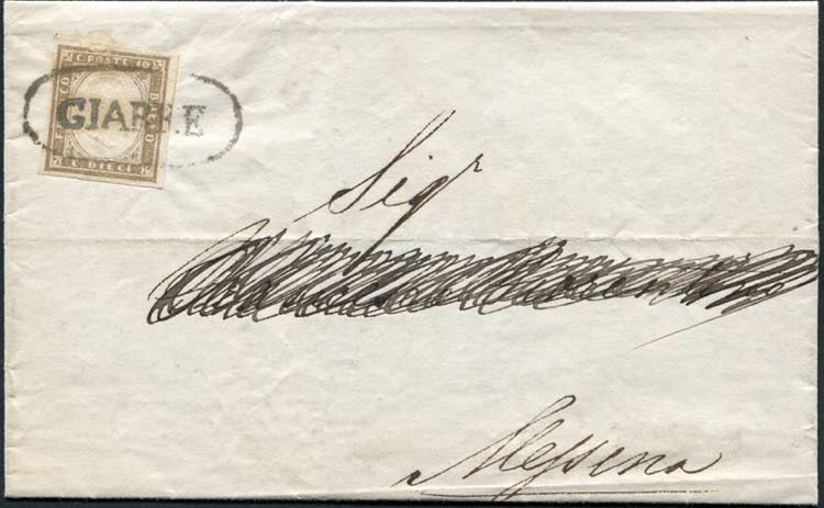 1861 Oval Giarre without canceling ... 