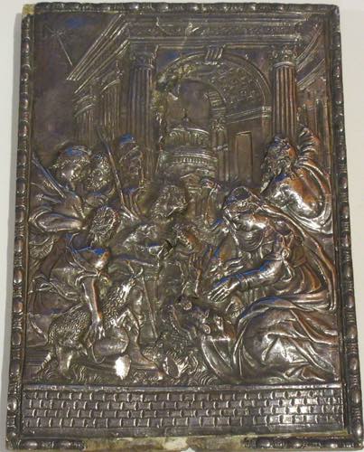 1661 - Altorilievo in argento. ... 