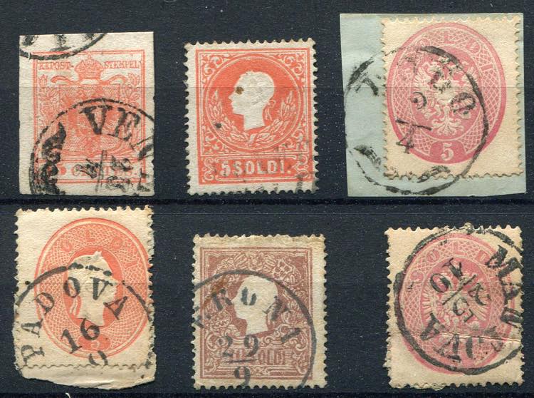 1850/64 - Lot of 6 different ... 