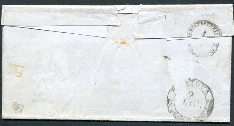 1852 Lettera da Milano a Mantova ... 