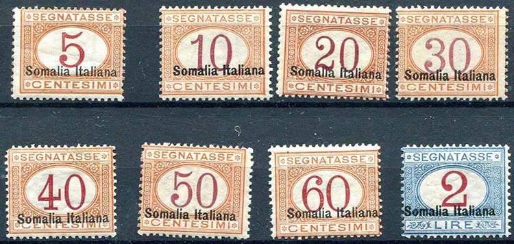 1920 Somalia Segnatasse ... 