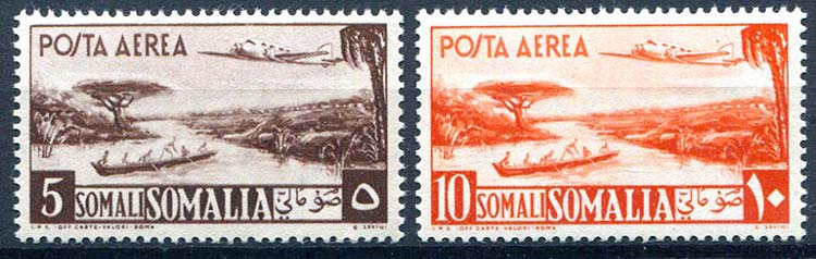 1950/51 Somalia A.F.I.S. Posta ... 