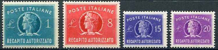 1947/52 Recapito Auotrizzato , ... 