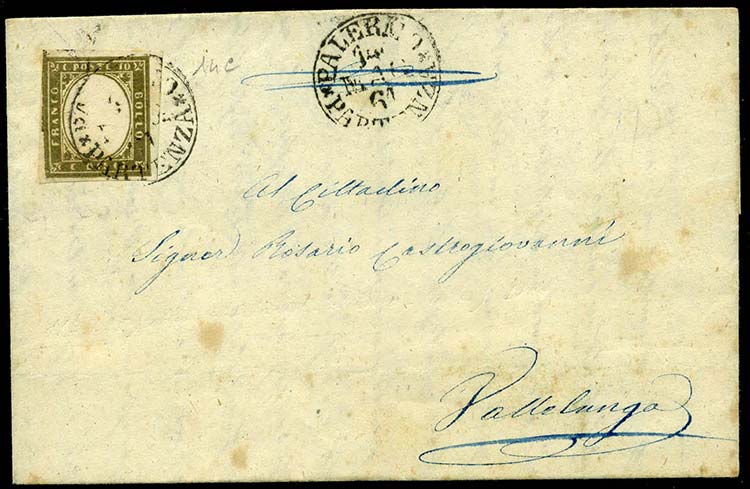 1861 Vitt. Emanuele II, lettera ... 