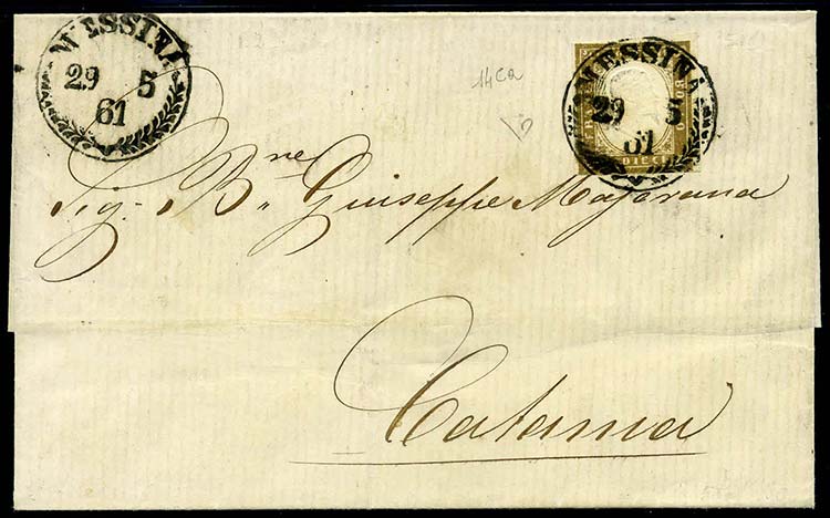 1861 Vitt. Emanuele II, lettera da ... 