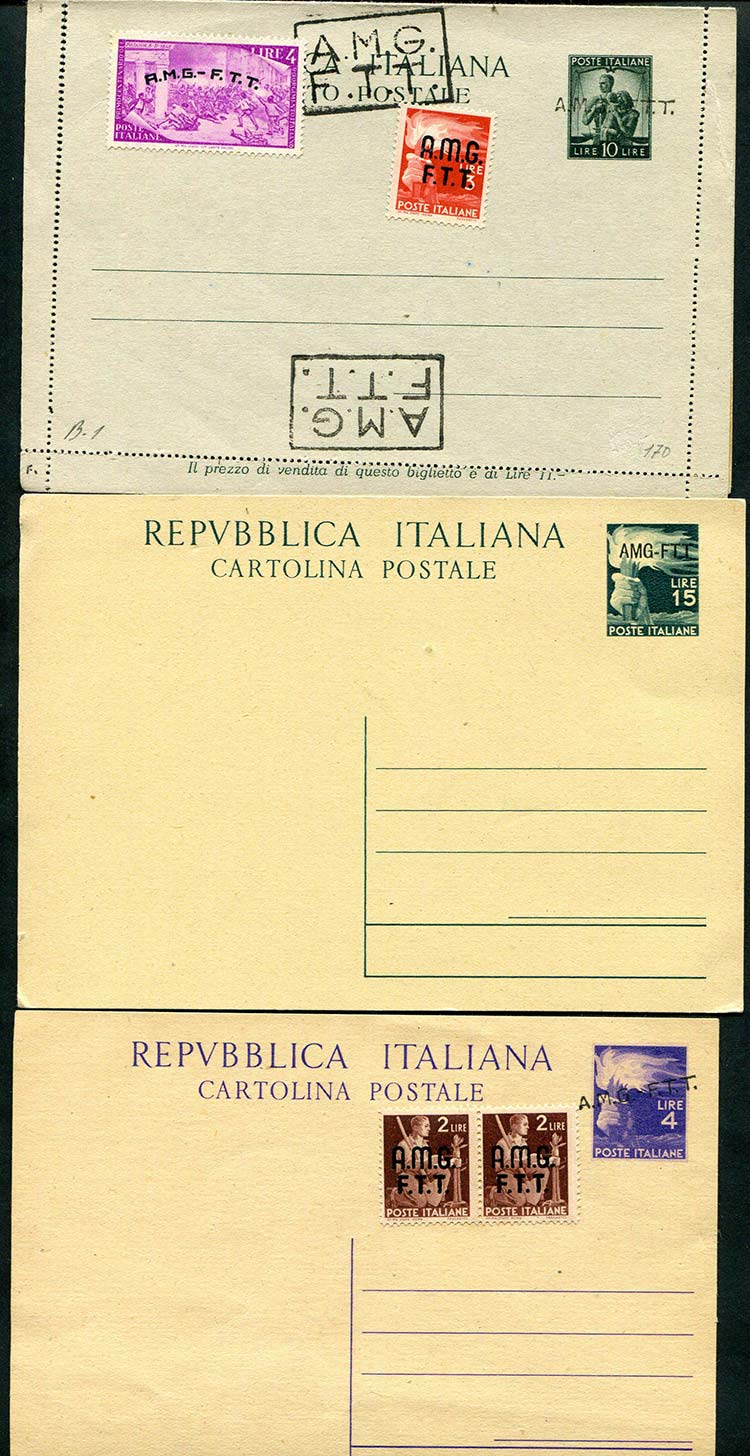 1947/50 Trieste A, due cartoline ... 