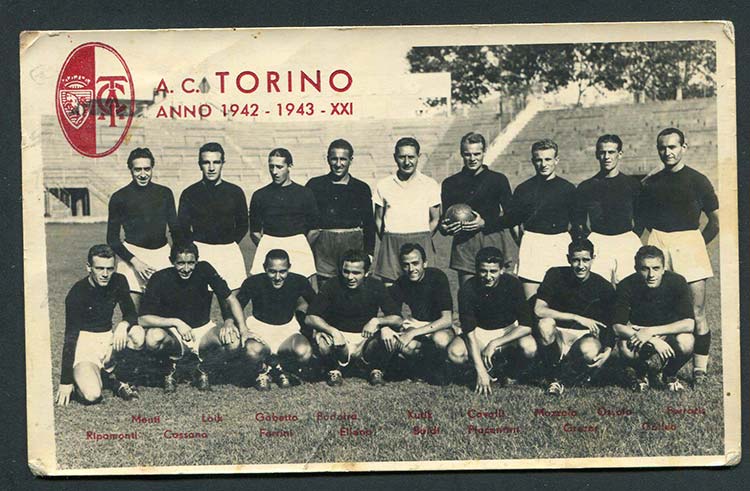 Cartolina Torino Calcio Stagione ... 