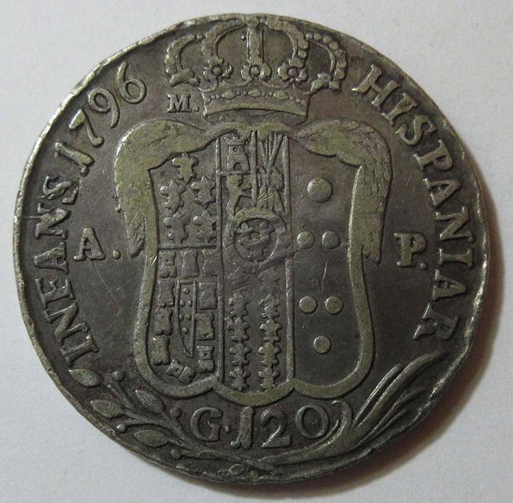 1796 Regno di Napoli, Ferdinando ... 