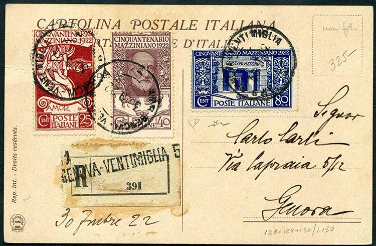 Italia - 1922 - Cartolina ... 