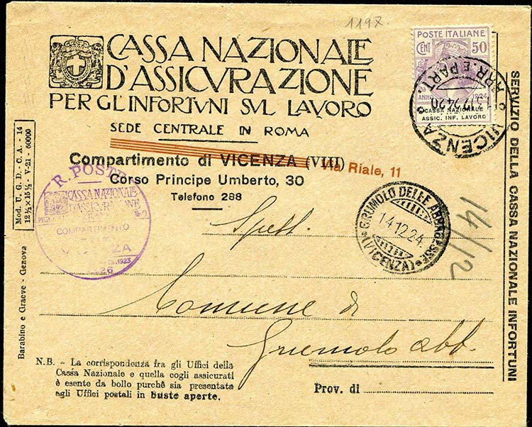 Italia - 1924 - Parastatali - ... 
