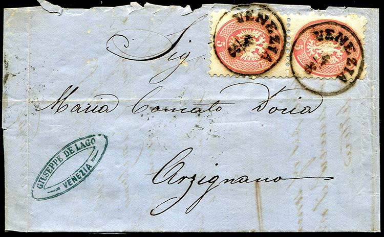 Lombardo Veneto - 1865 - Lettera ... 