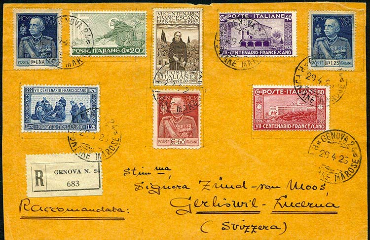 Italy - 1926 - Recommended from ... 