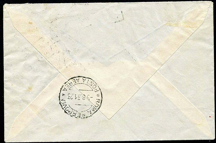 Italy - 1927 - Airmail letter of ... 