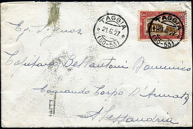 Italy - 1927 - Letter from Taggia ... 