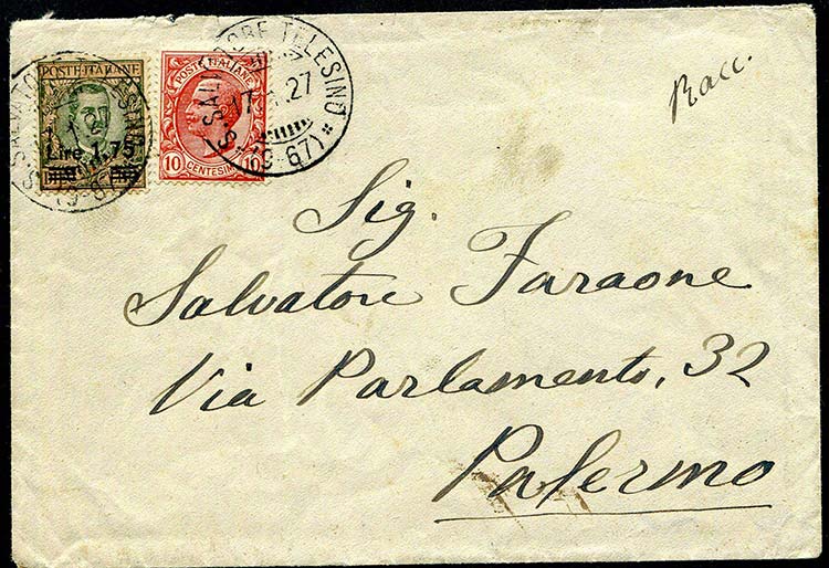 Italy - 1927 - Recommended by S. ... 