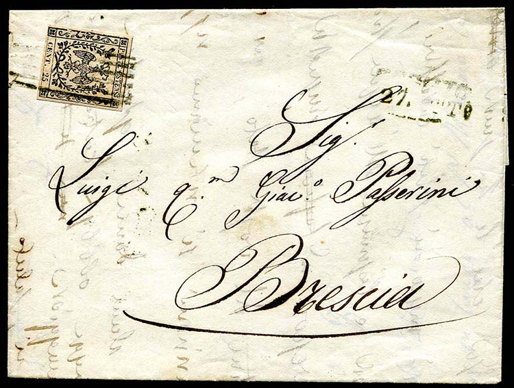 Modena - 1852 - Letter with text ... 