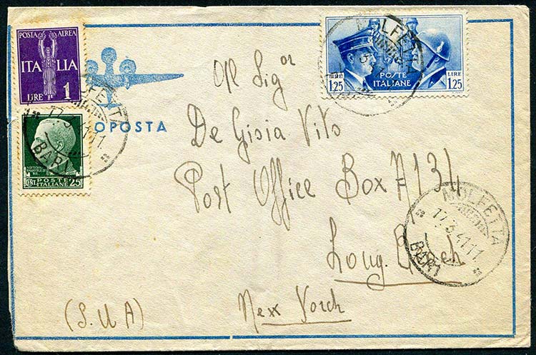Italy - 1941 - Air mail letter ... 