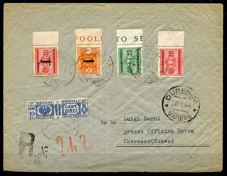 Italy - 1944 - Emergency postage ... 