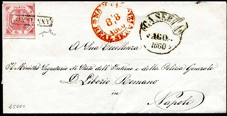 Napoli - 1860 - Lettera senza ... 