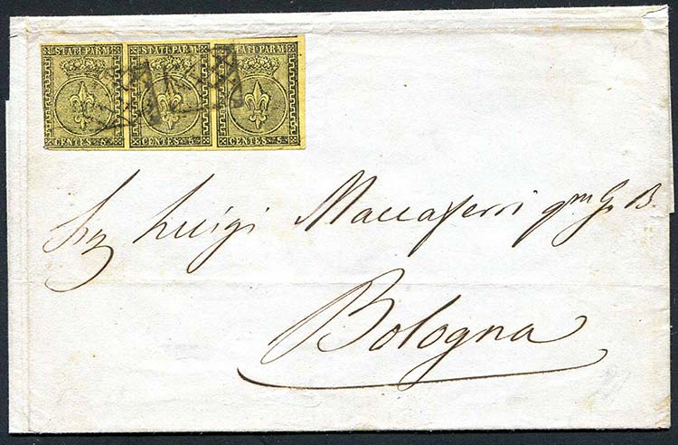Parma - 1852 - Letter without text ... 