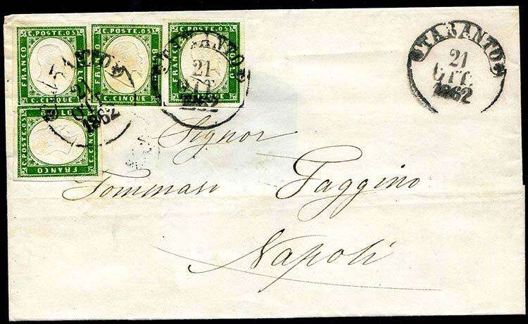 Italy - 1862 - Letter without text ... 
