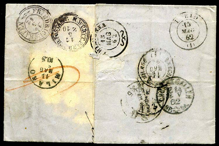 Italy - 1862 - Letter with text ... 